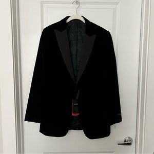 NWT Men’s Ted Baker Endurance Black Velvet Suit Jacket